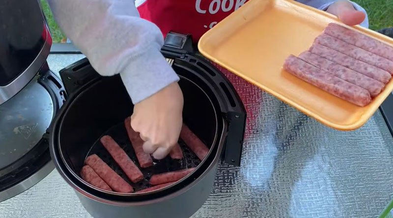 sausage before cooking