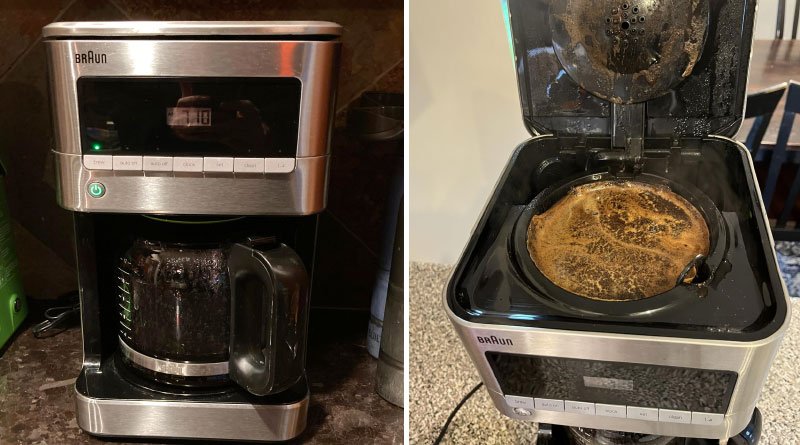 how to clean braun coffee maker