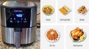 how to use chefman air fryer