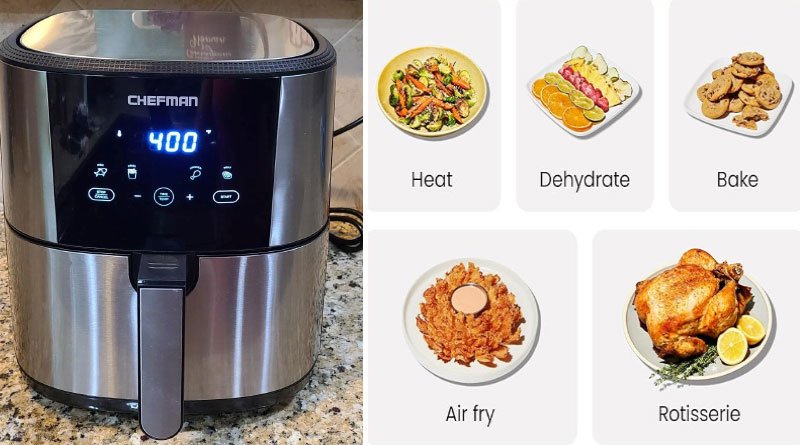 how to use chefman air fryer