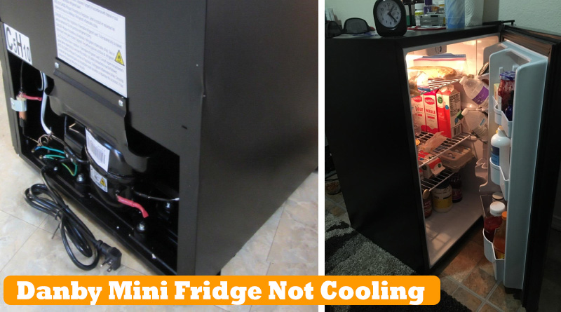 danby mini fridge not cooling